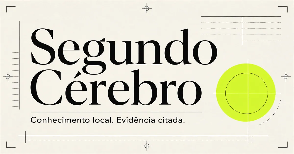Segundo Cérebro — busca local com evidência citada